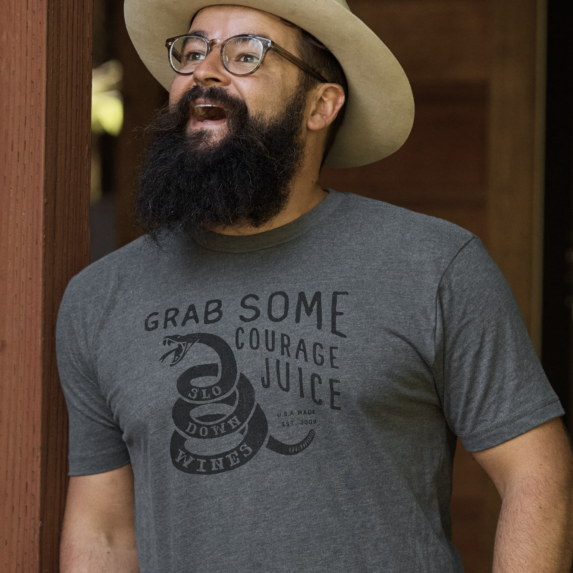 Courage Juice - T-Shirt – SLO Down Wines