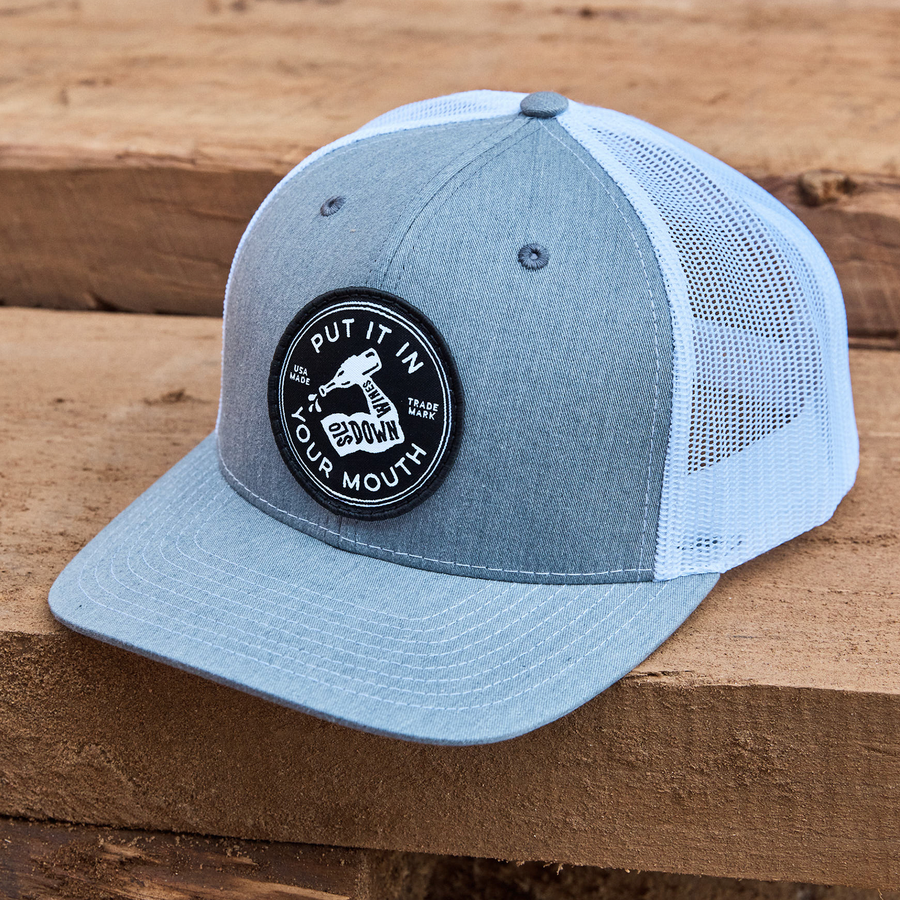 In Your Mouth -  Grey Trucker Hat