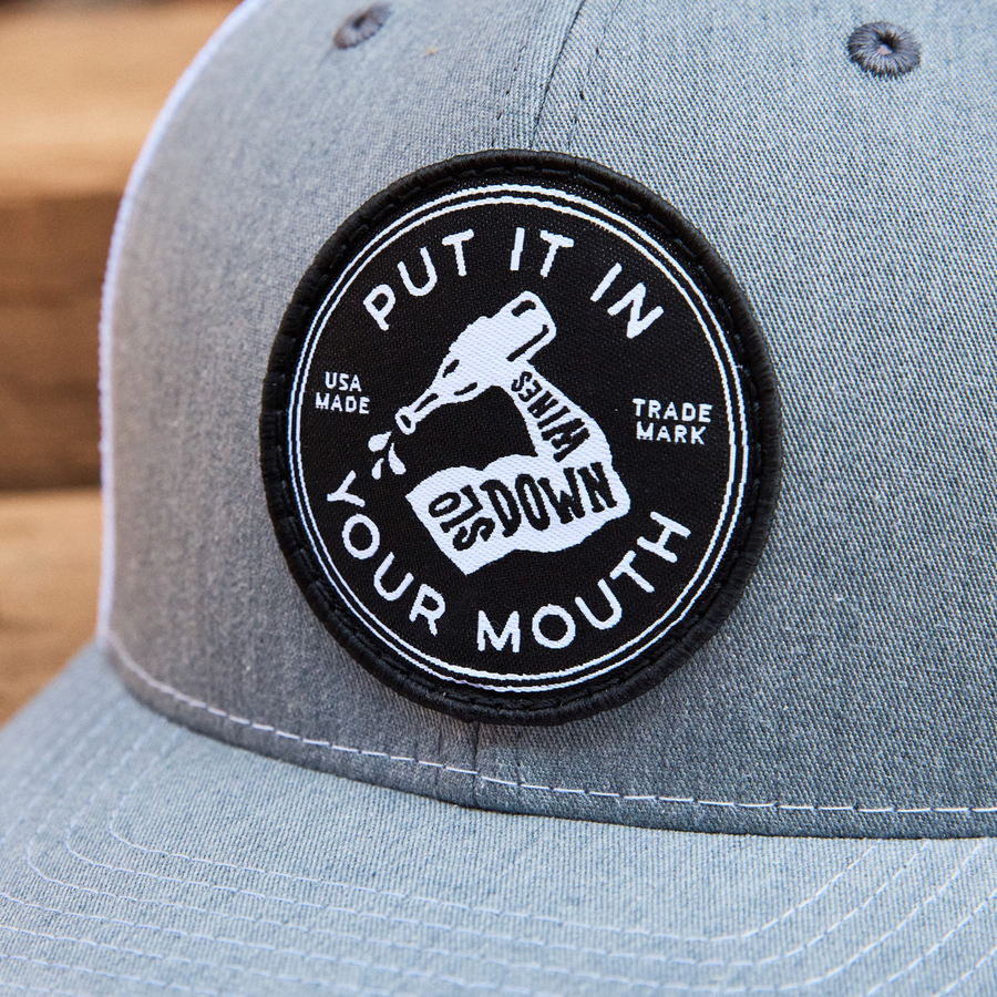 In Your Mouth -  Grey Trucker Hat