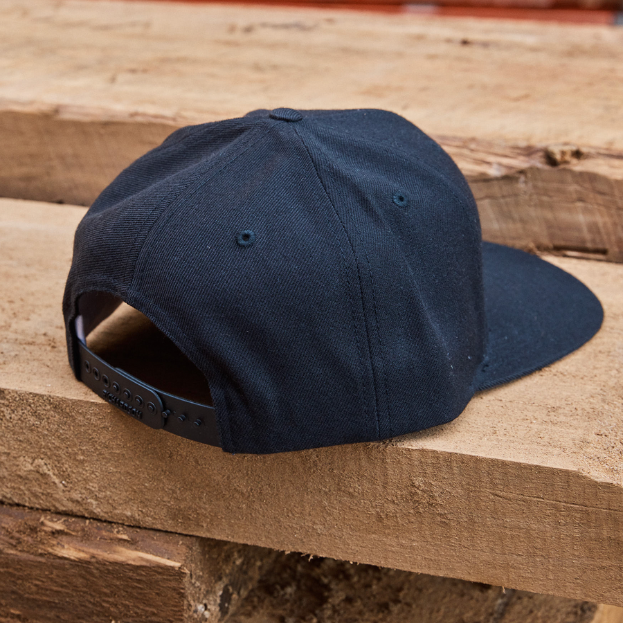 In Your Mouth - Black Flat Bill Hat